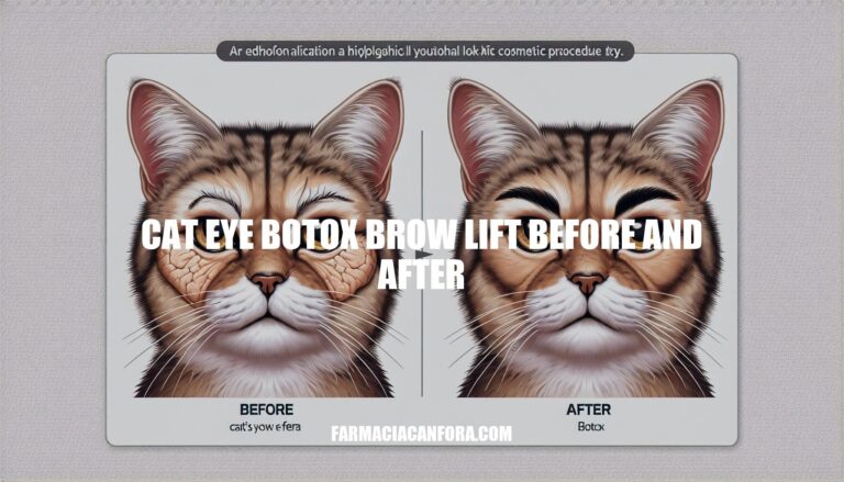 Cat Eye Botox Brow Lift Before and After: A Complete Guide