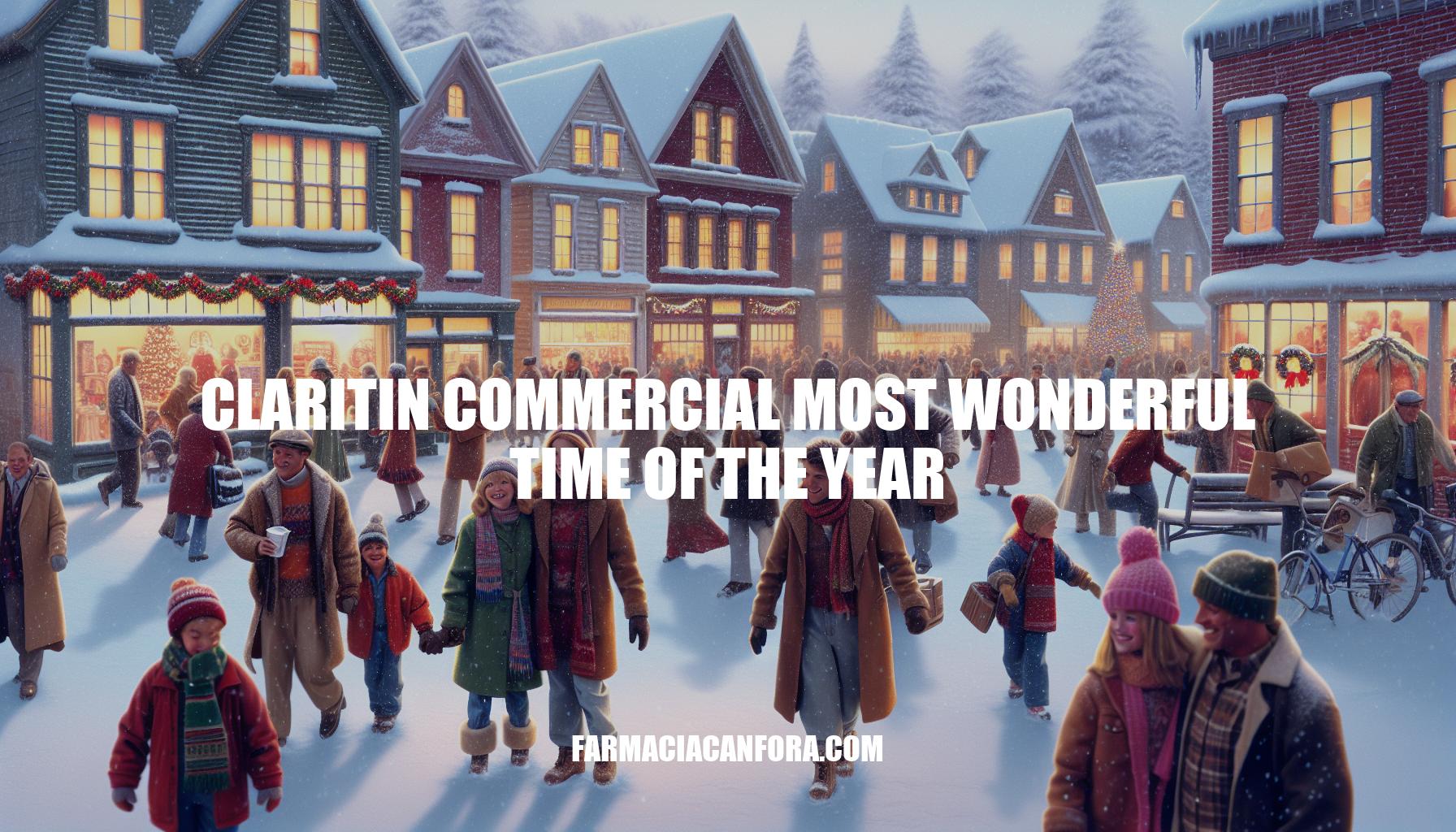 Claritin Commercial: Most Wonderful Time of the Year