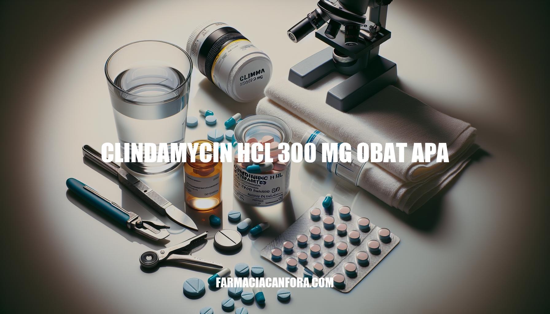 Clindamycin HCl 300 mg Obat Apa: Uses, Side Effects, Dosage, and More