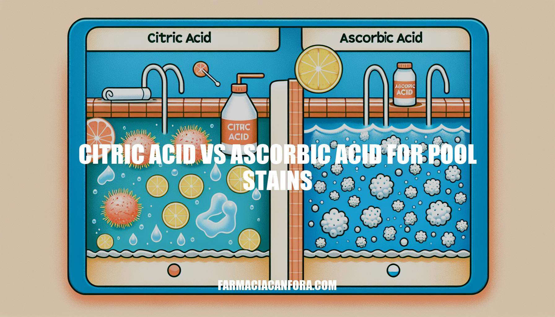 Comparing Citric Acid vs Ascorbic Acid for Pool Stains
