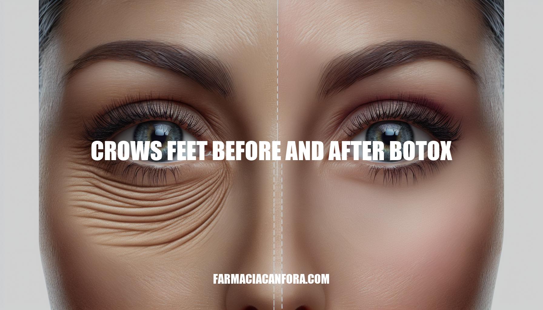 Crows Feet Before and After Botox: A Complete Guide