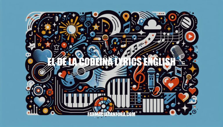Decoding 'El De La Codeina' Lyrics: English Translation