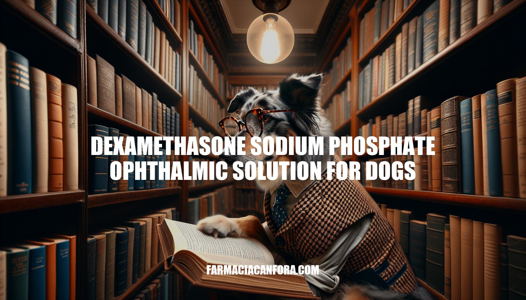 Dexamethasone Sodium Phosphate Ophthalmic Solution for Dogs: A Comprehensive Guide