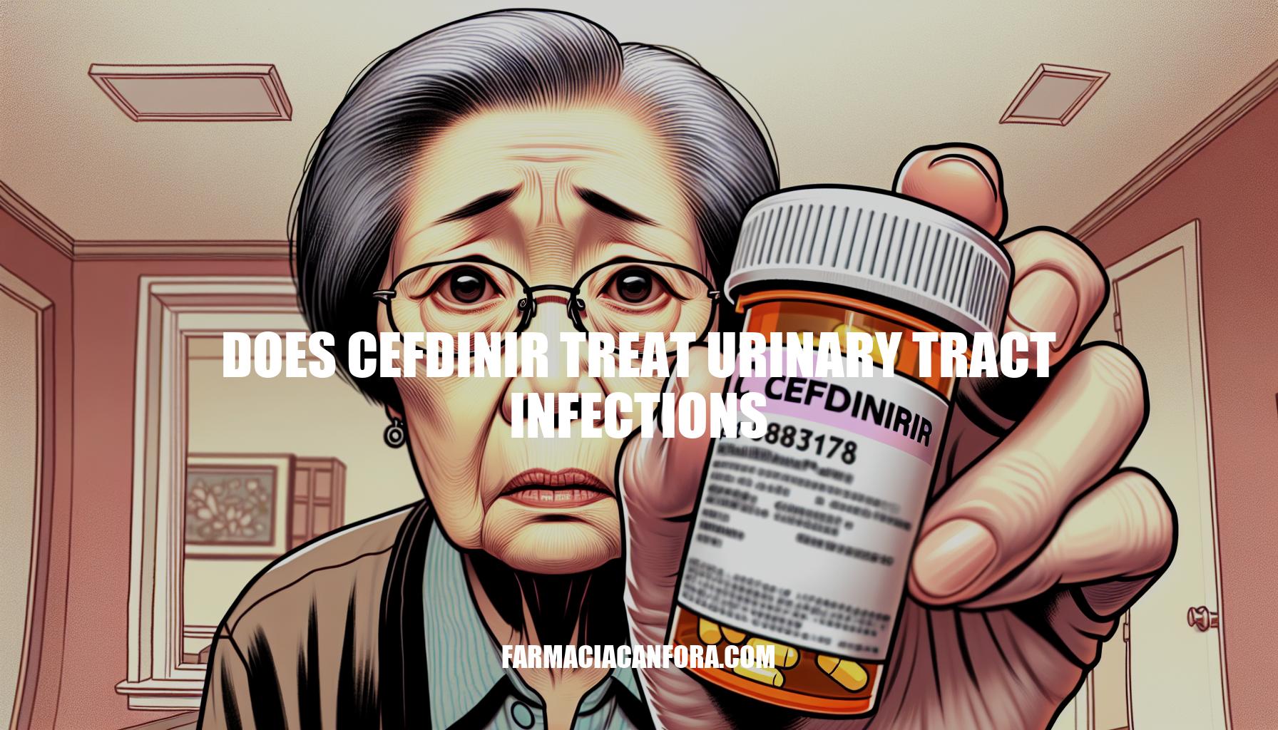 Does Cefdinir Treat Urinary Tract Infections