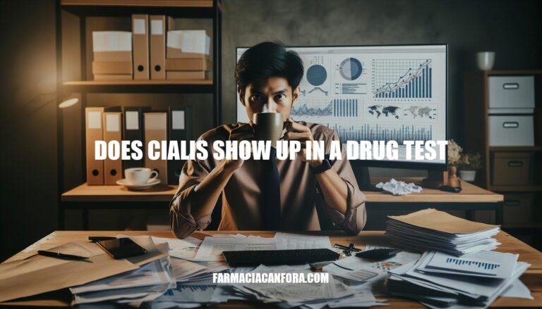 Does Cialis Show Up in a Drug Test: Facts and Myths