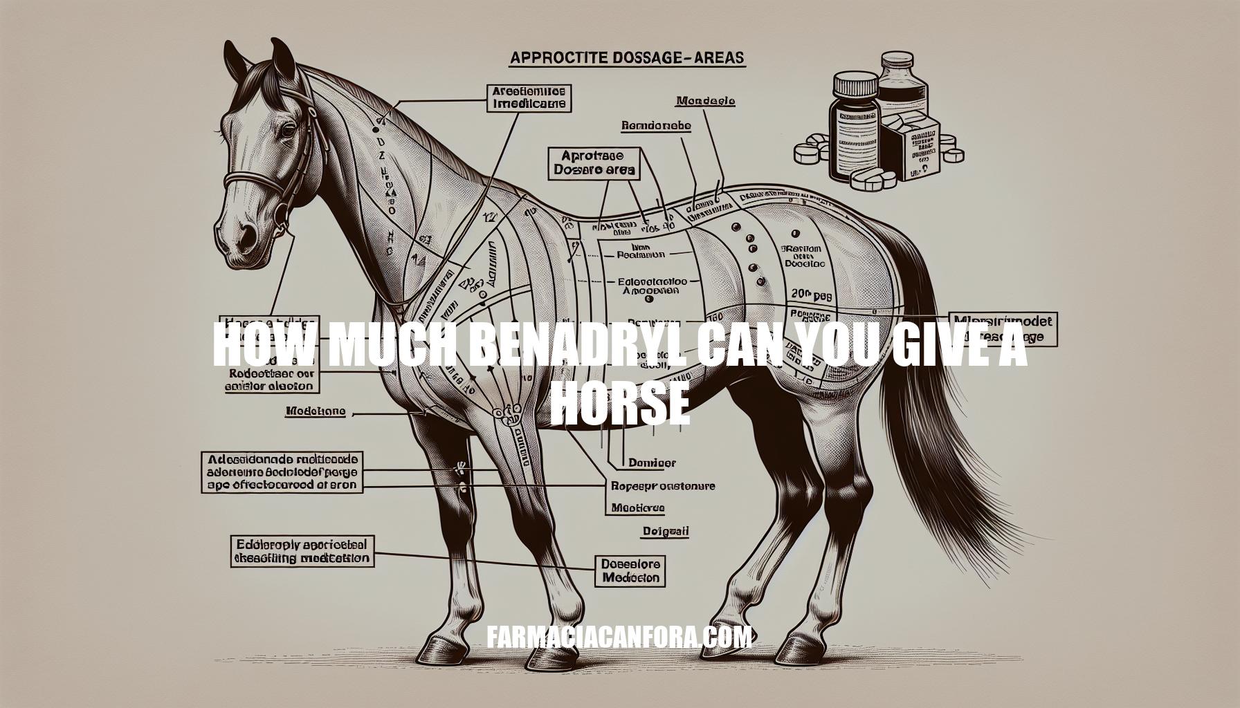 Dosage Guidelines: How Much Benadryl Can You Give a Horse