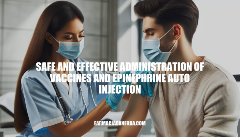 Ensuring Safe and Effective Administration of Vaccines and Epinephrine Auto Injection