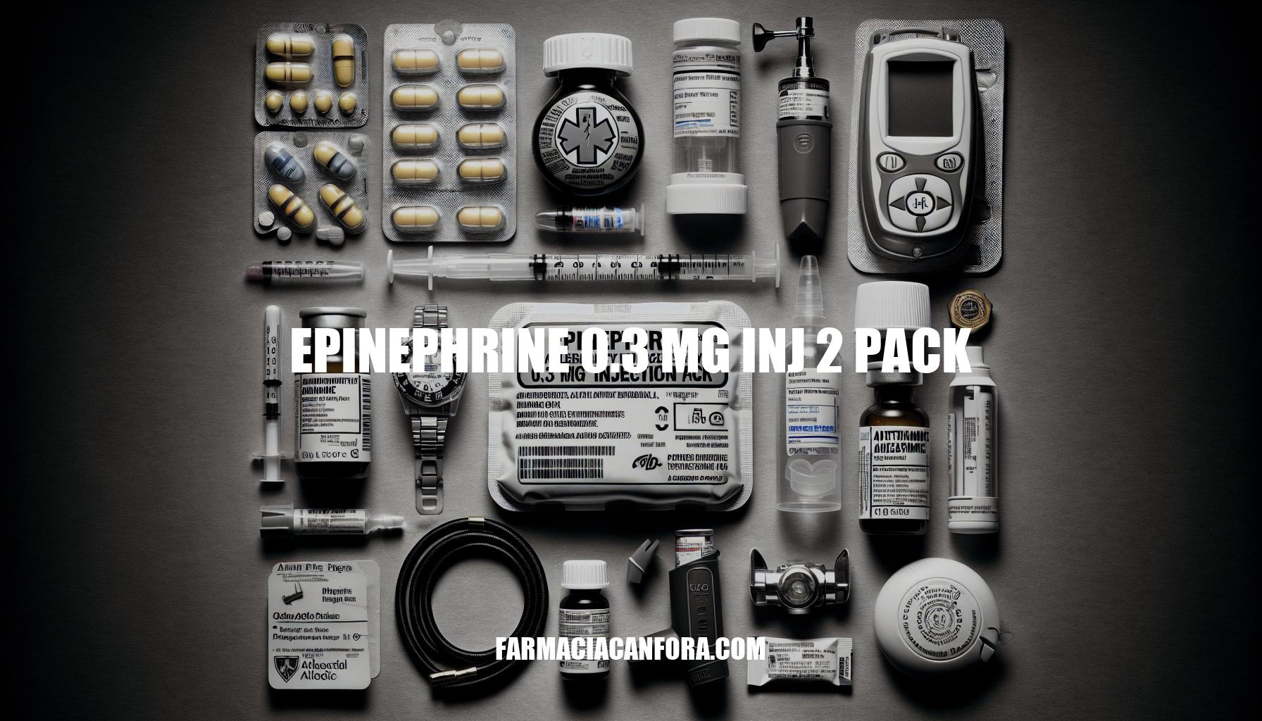 Epinephrine 0.3 mg Inj 2 Pack: Essential Allergy Emergency Kit