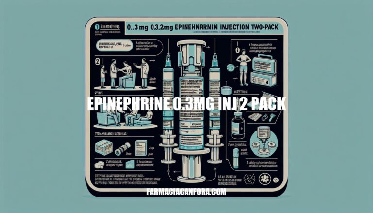 Epinephrine 0.3mg Inj 2 Pack: Importance and Usage
