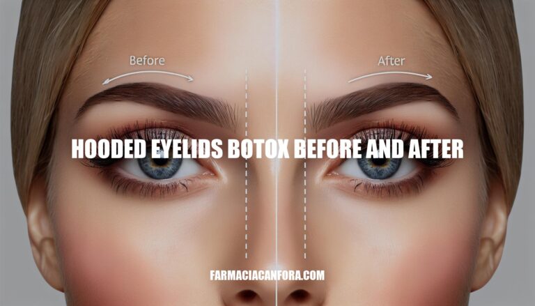 Hooded Eyelids Botox Before and After Guide