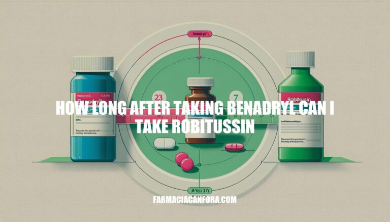 How Long After Taking Benadryl Can I Take Robitussin