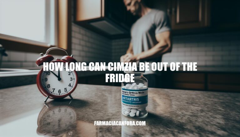 How Long Can Cimzia Be Out of the Fridge?