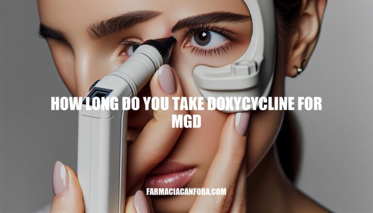 How Long Do You Take Doxycycline for MGD: Treatment Duration and Monitoring