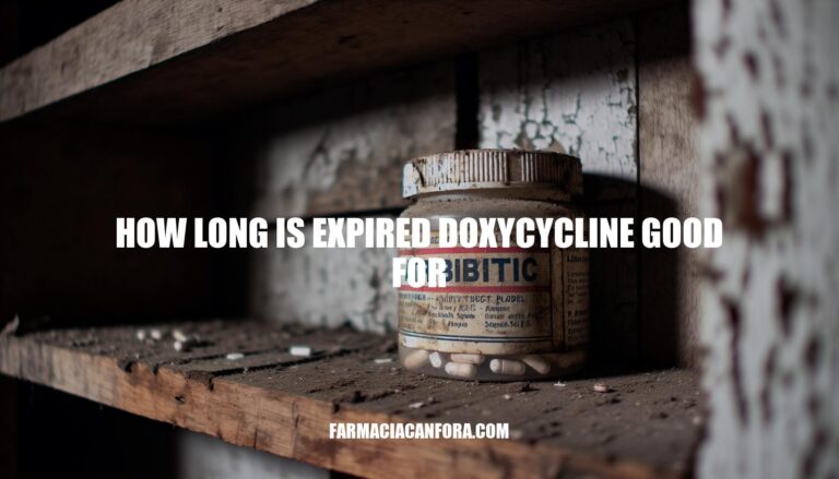 How Long is Expired Doxycycline Good For: Safety Tips and Risks