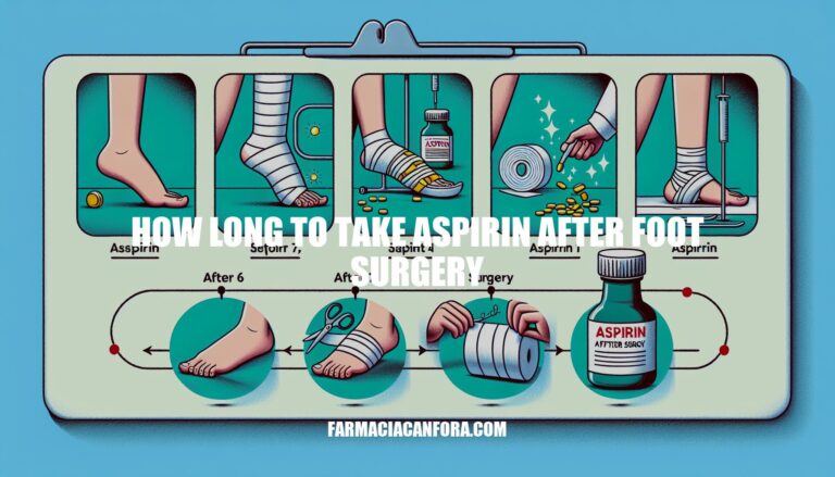 How Long to Take Aspirin After Foot Surgery