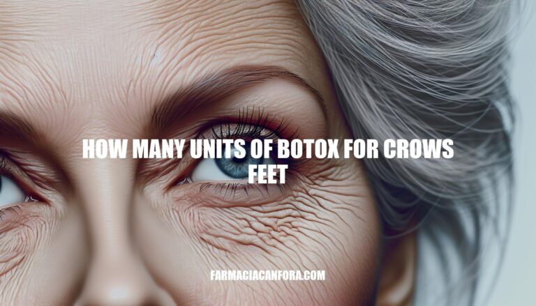 How Many Units of Botox for Crow's Feet: A Comprehensive Guide