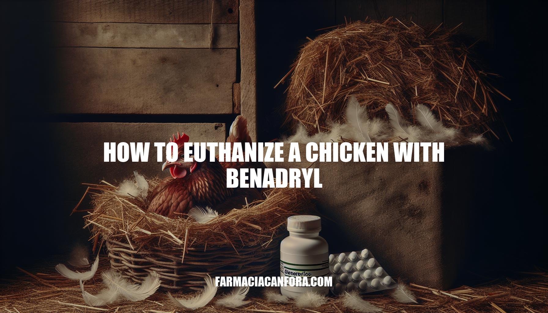 How to Euthanize a Chicken with Benadryl: A Comprehensive Guide