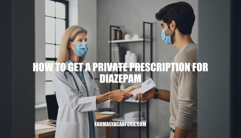 How to Get a Private Prescription for Diazepam