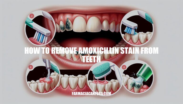 How to Remove Amoxicillin Stain from Teeth