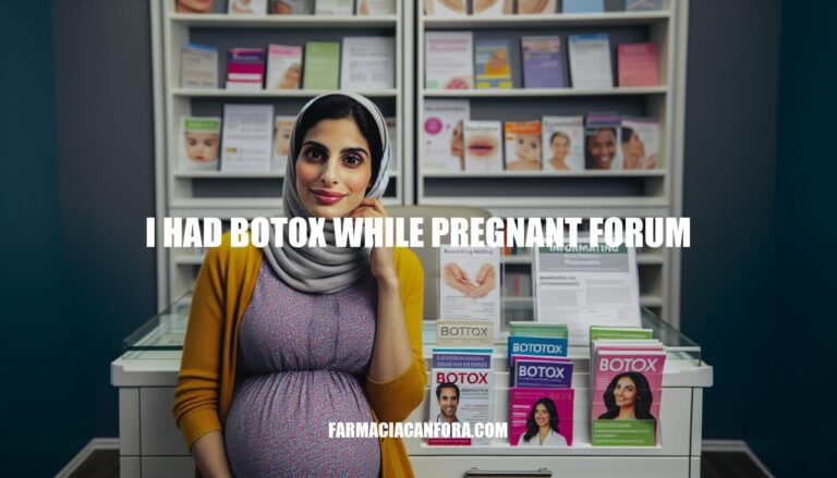 I Had Botox While Pregnant Forum: Safety and Alternatives