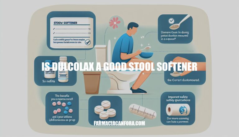 Is Dulcolax a Good Stool Softener? Benefits, Dosage, and Safety