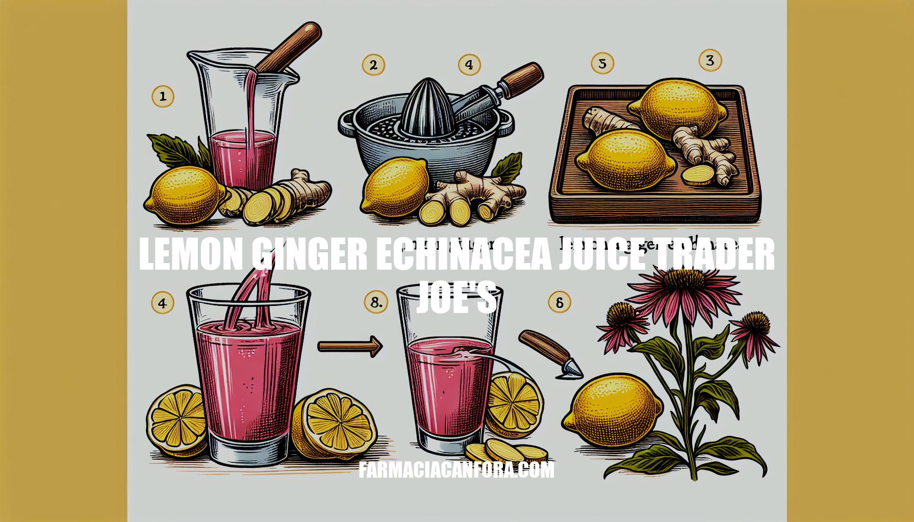 Lemon Ginger Echinacea Juice Trader Joe's Guide