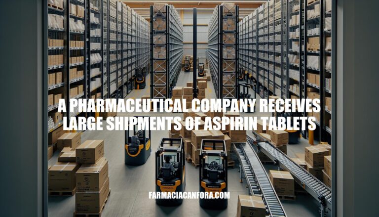 Managing Large Shipments of Aspirin Tablets: A Pharmaceutical Company's Process