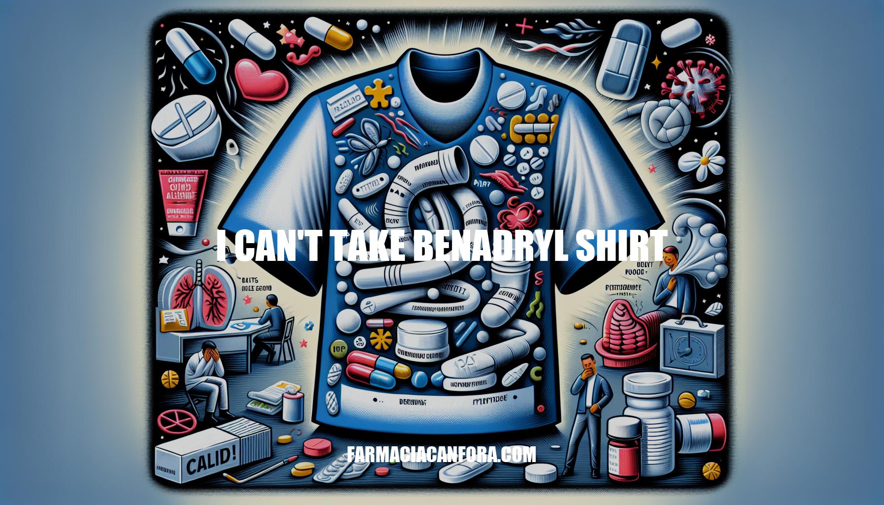 Navigating the 'I Can't Take Benadryl Shirt' Dilemma