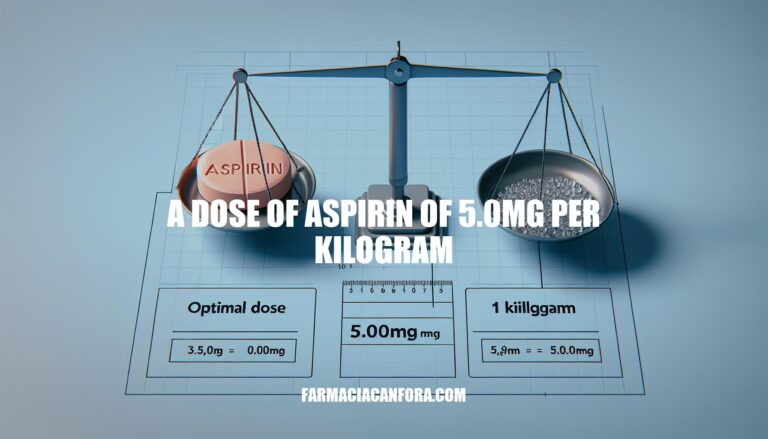 Optimal Dosage: A Dose of Aspirin of 5.0mg per Kilogram