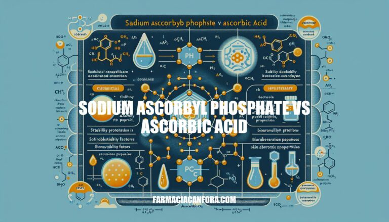 Sodium Ascorbyl Phosphate vs Ascorbic Acid: A Comparative Guide