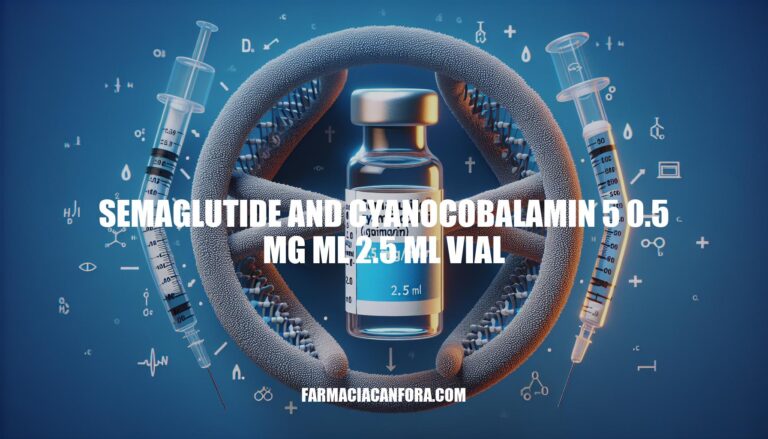 Synergies of Semaglutide and Cyanocobalamin 5 0.5 mg ml 2.5 ml Vial