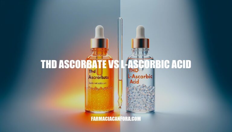 THD Ascorbate vs L-Ascorbic Acid