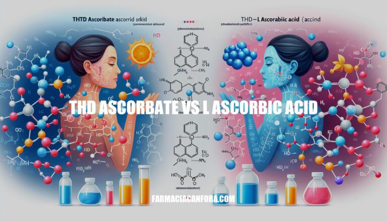THD Ascorbate vs L Ascorbic Acid: A Comparative Analysis