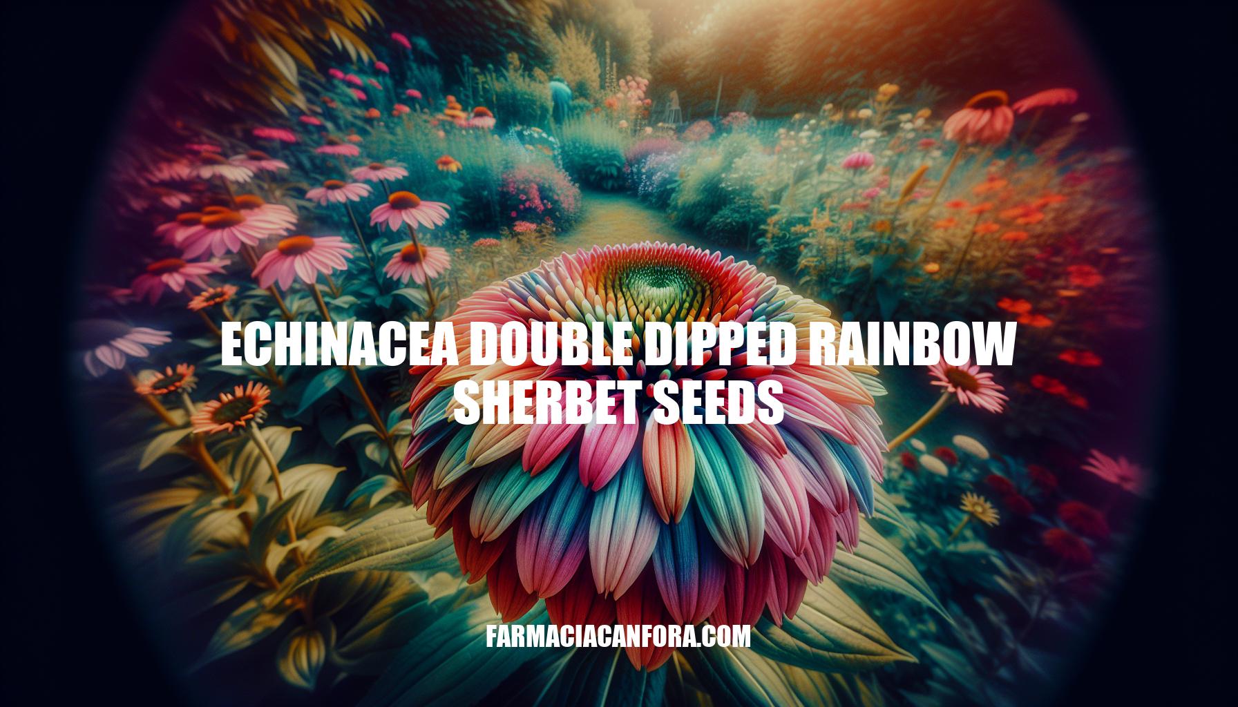 The Beauty and Benefits of Echinacea Double Dipped Rainbow Sherbet Seeds
