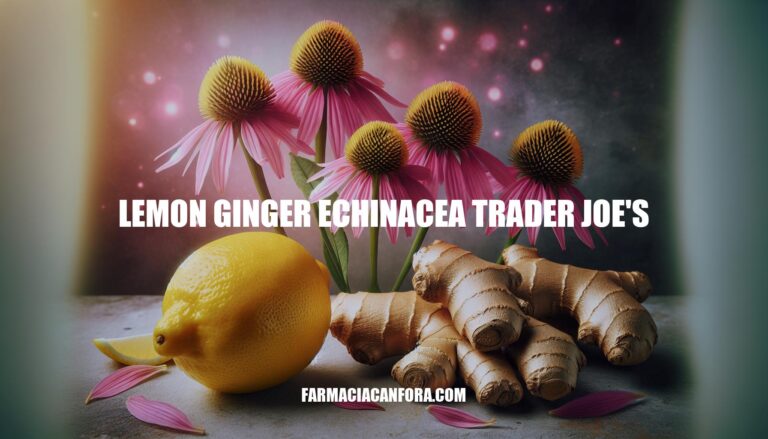 The Power of Lemon Ginger Echinacea Trader Joe's