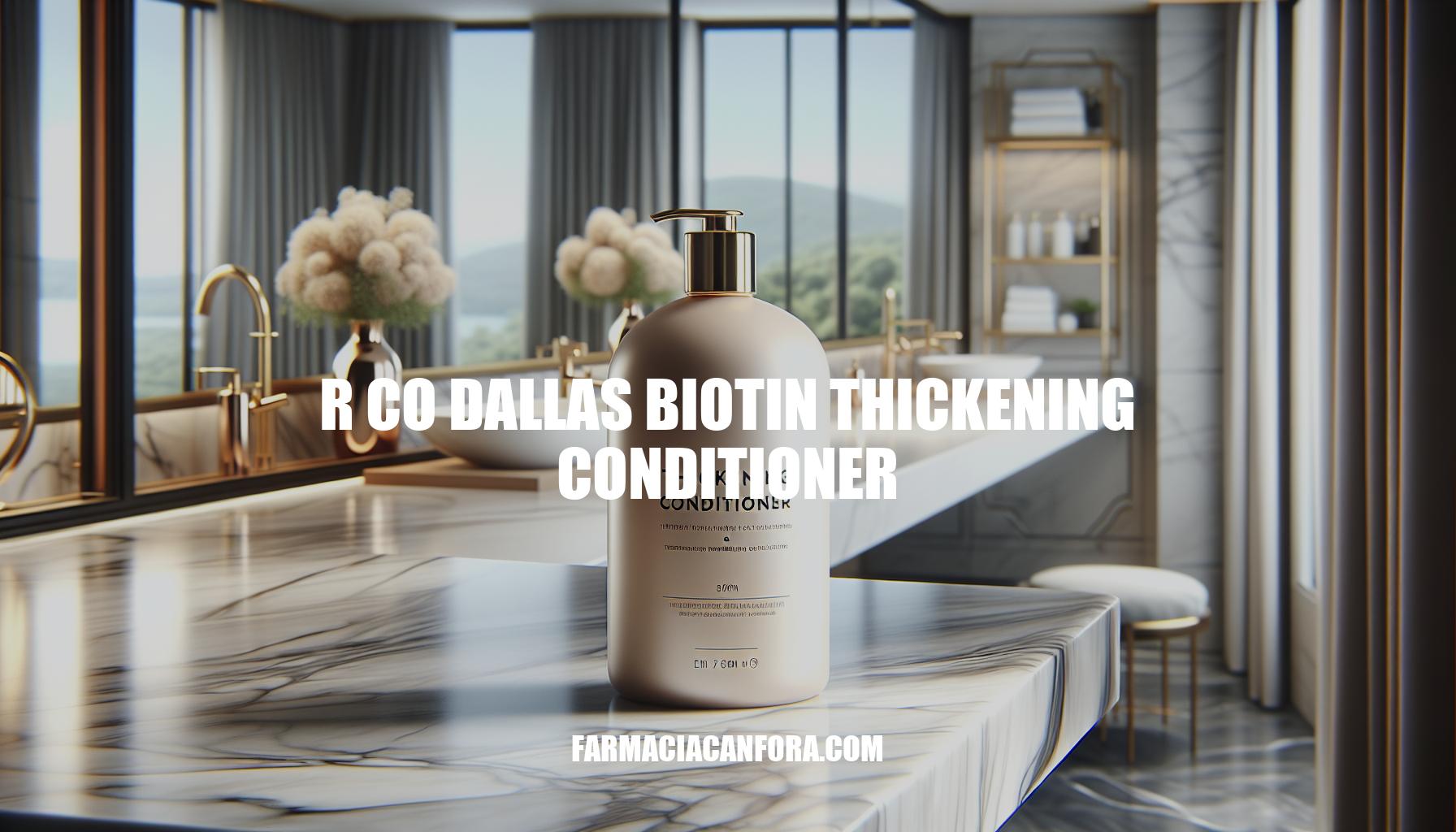The Ultimate Guide to R Co Dallas Biotin Thickening Conditioner