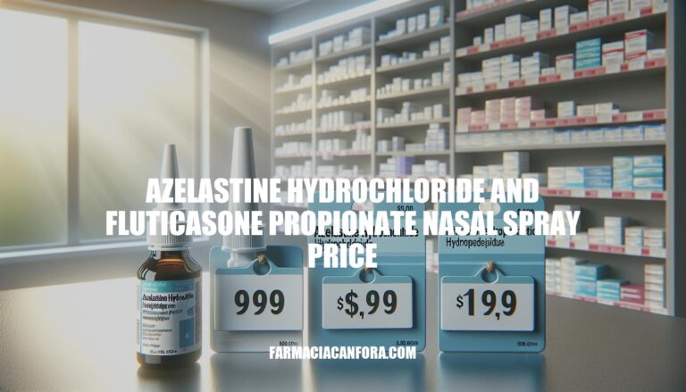 Understanding Azelastine Hydrochloride and Fluticasone Propionate Nasal Spray Price