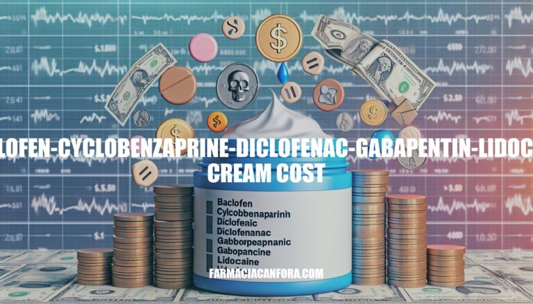 Understanding Baclofen-Cyclobenzaprine-Diclofenac-Gabapentin-Lidocaine Cream Cost