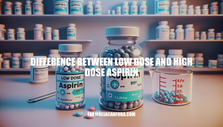 Understanding the Difference Between Low Dose and High Dose Aspirin