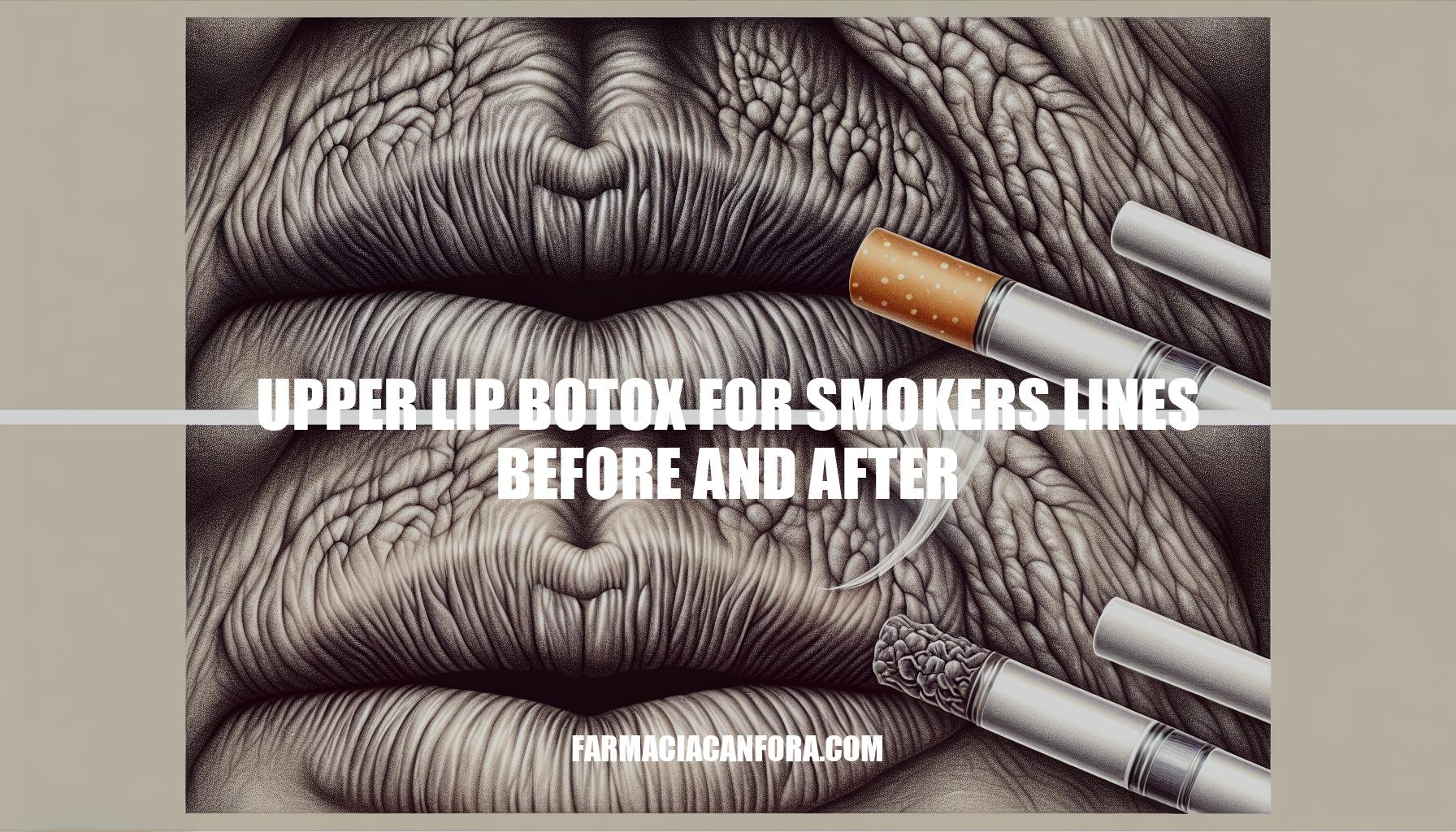 Upper Lip Botox for Smokers Lines Before and After: Complete Guide