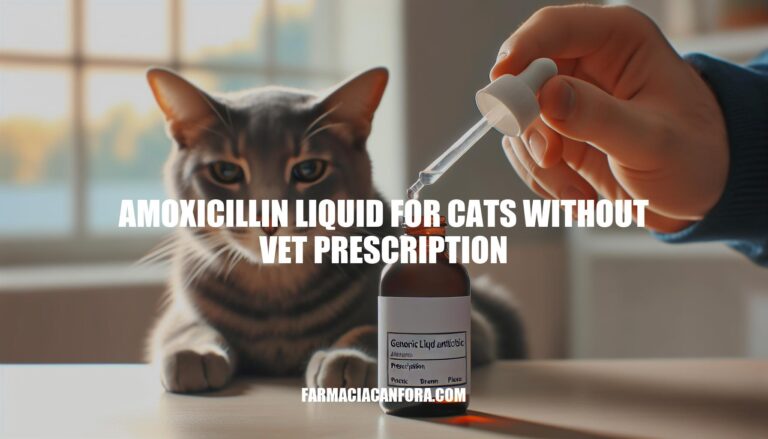 Using Amoxicillin Liquid for Cats Without Vet Prescription