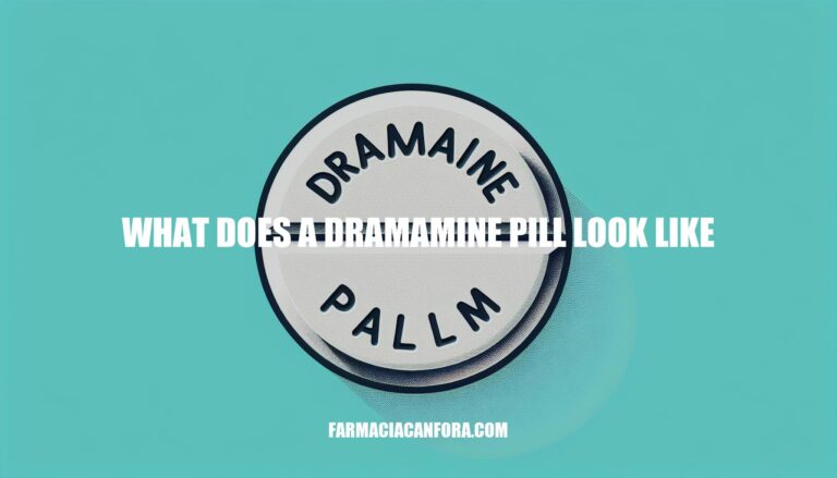What Does a Dramamine Pill Look Like