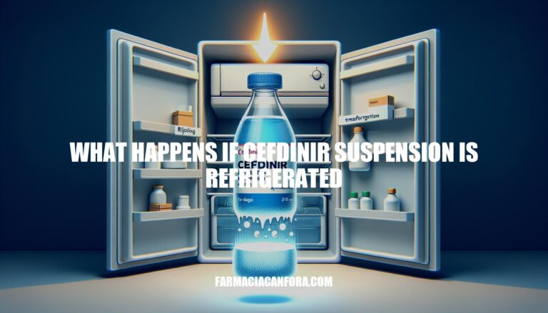 What Happens If Cefdinir Suspension is Refrigerated