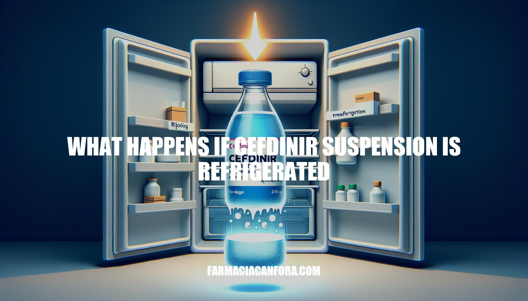 Accidentally Refrigerated Cefdinir