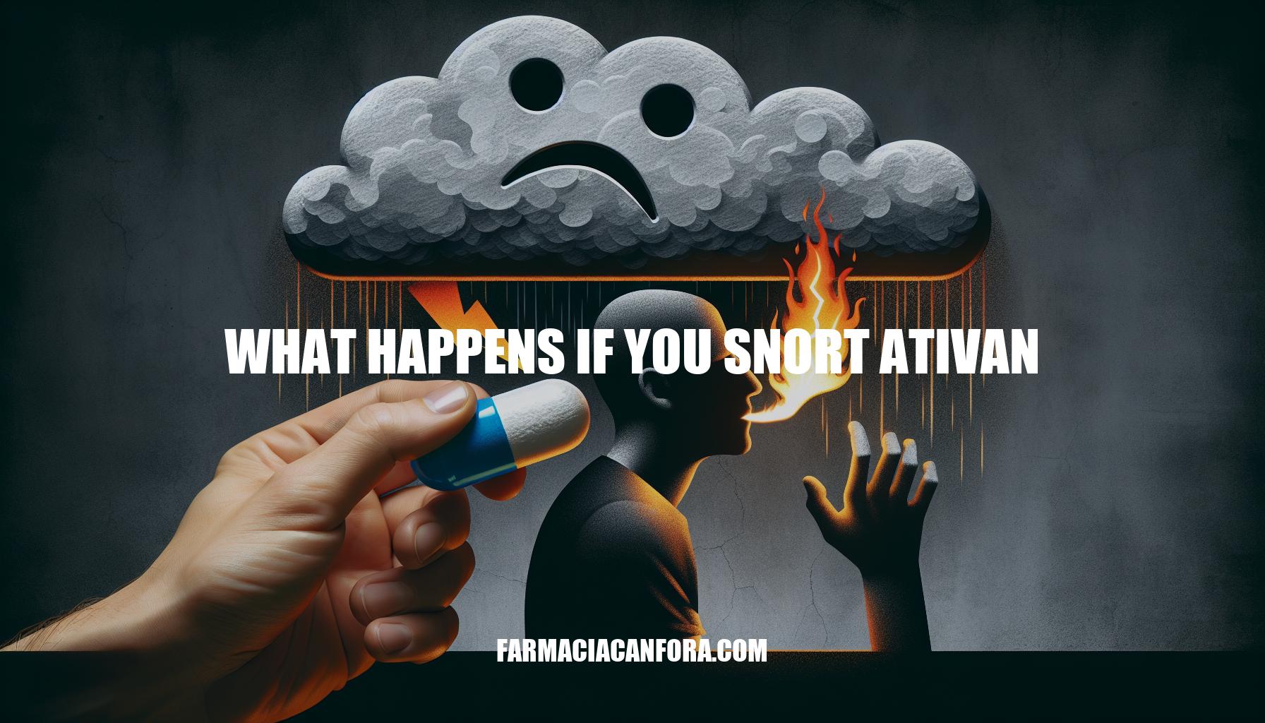What Happens If You Snort Ativan: Dangers and Effects