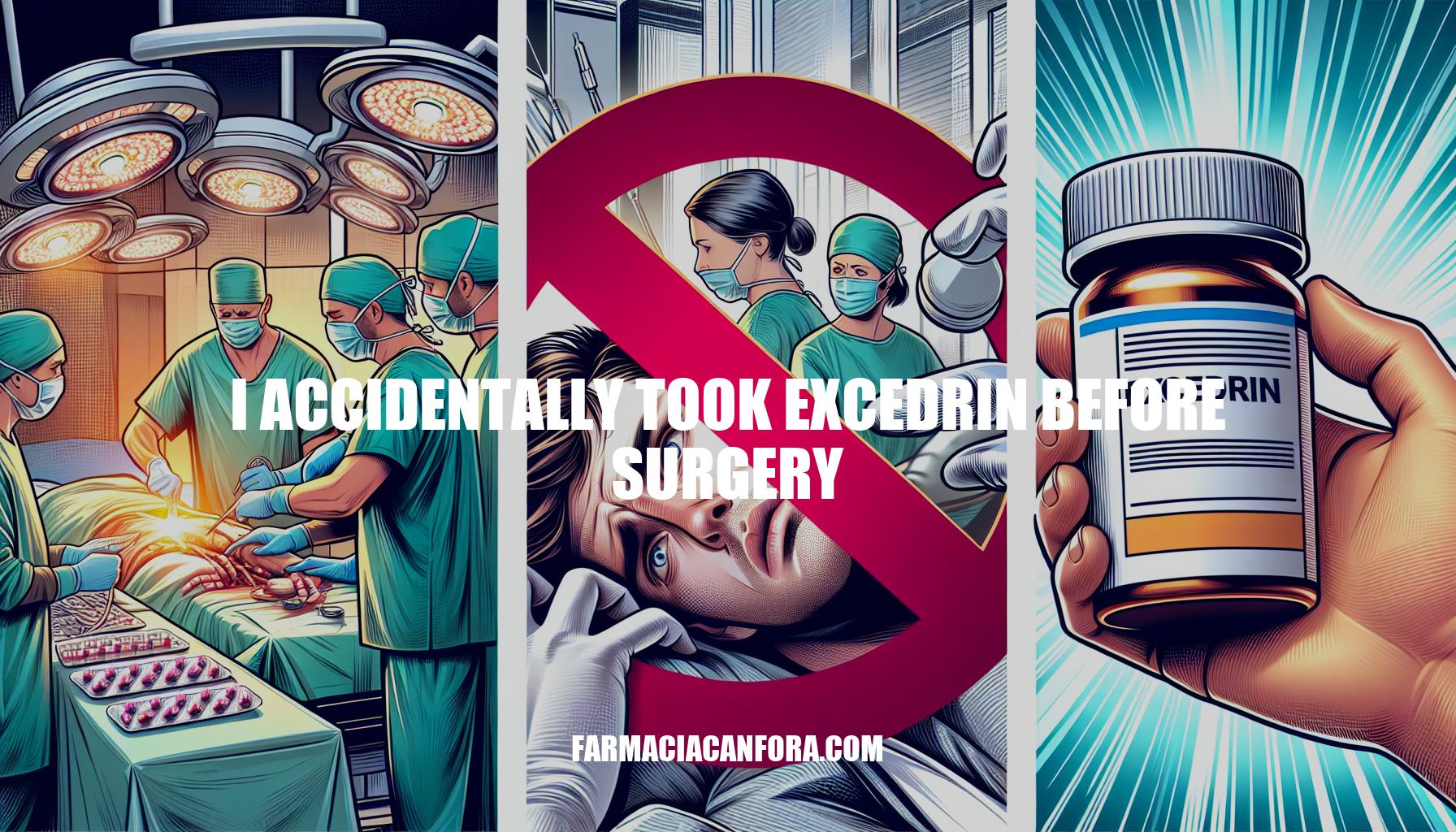 What to Do if I Accidentally Took Excedrin Before Surgery