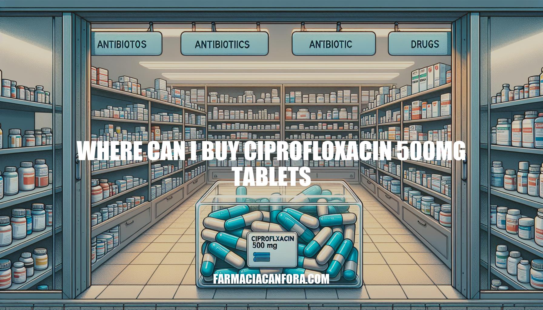 Where Can I Buy Ciprofloxacin 500mg Tablets: Best Places to Purchase