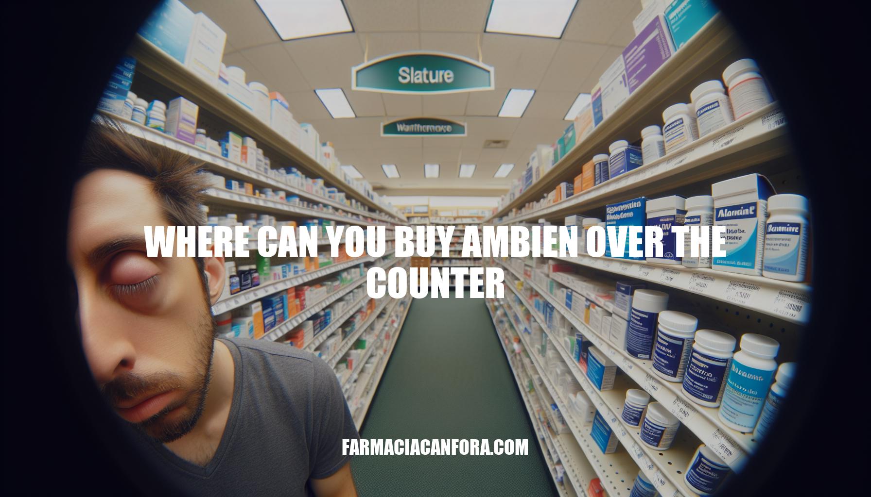Where Can You Buy Ambien Over the Counter