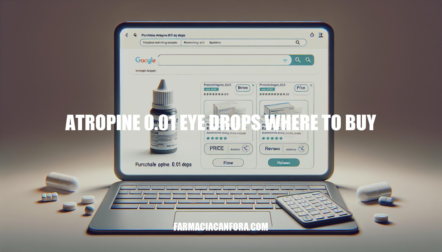 Where to Buy Atropine 0.01 Eye Drops: Reliable Online Sources