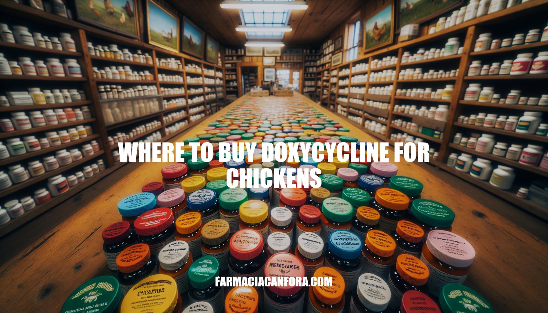 Where to Buy Doxycycline for Chickens: A Comprehensive Guide